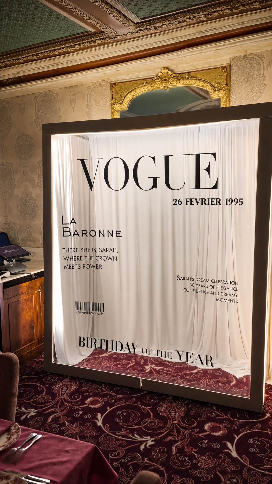 Décoration Vogue Booth