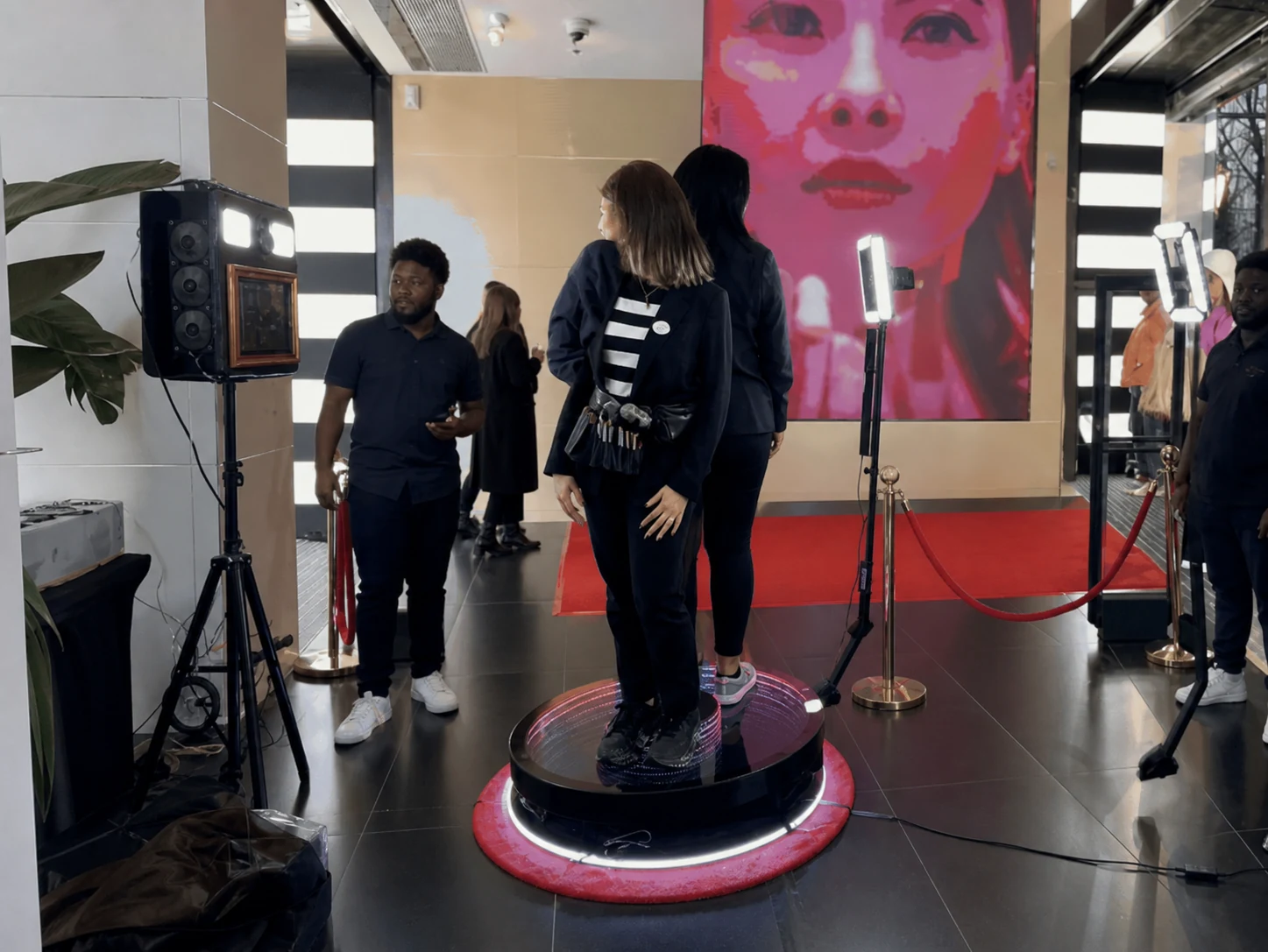 Illustration de activation 360 entreprise MySelfieBooth