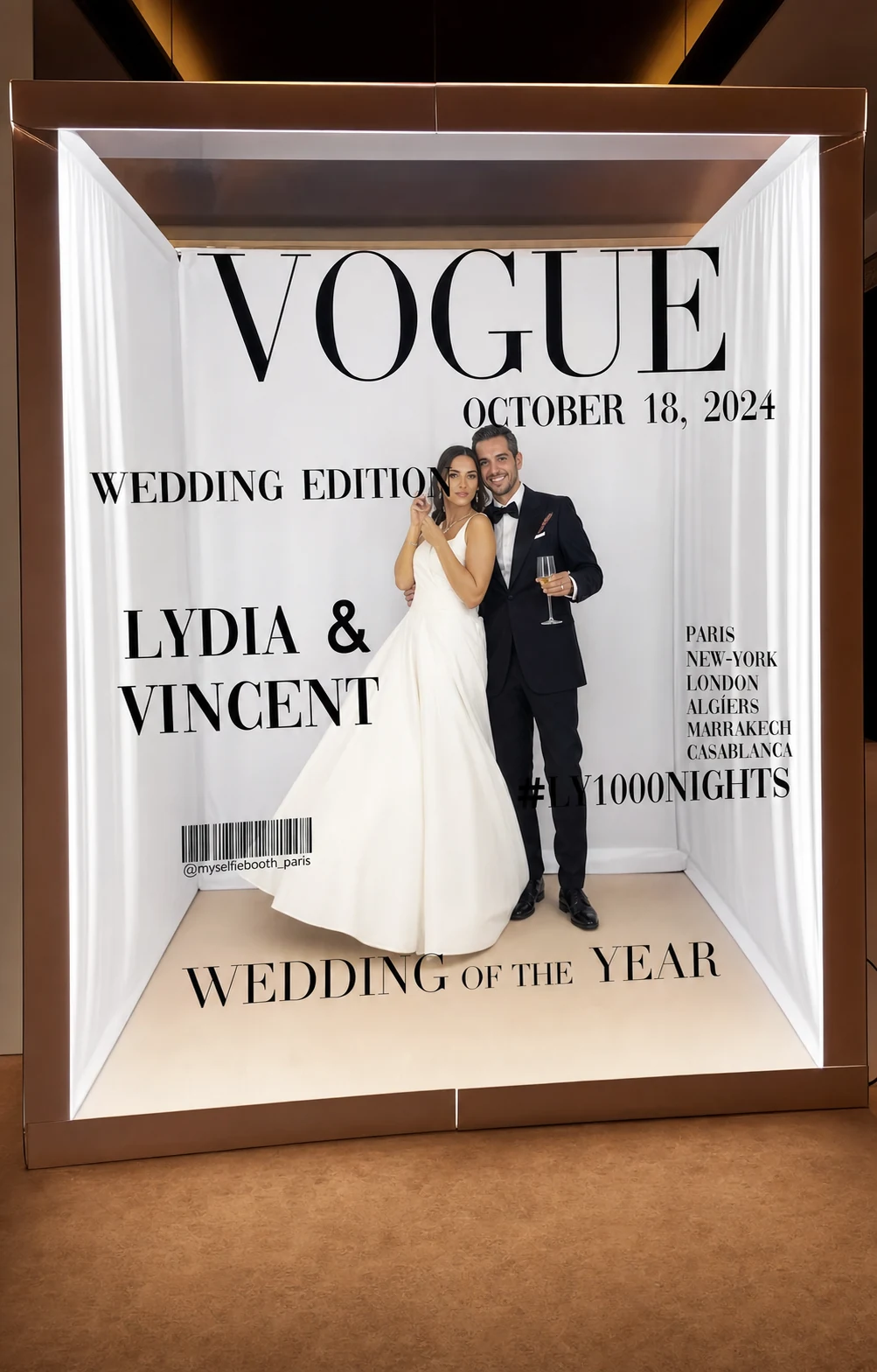 Illustration de vogue maries lydia vincent MySelfieBooth