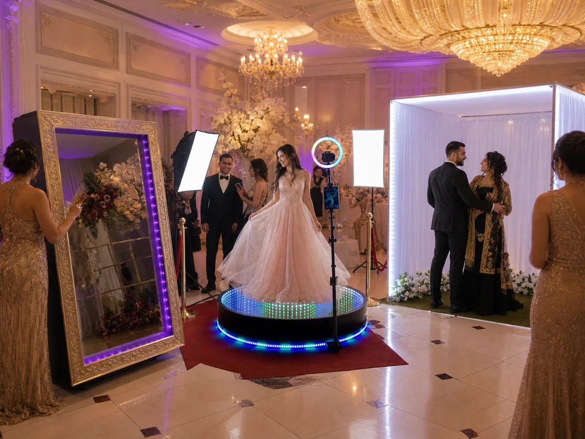Miroirbooth, 360 Booth et Vogue Booth réunis dans le Pack Mariage Prestige