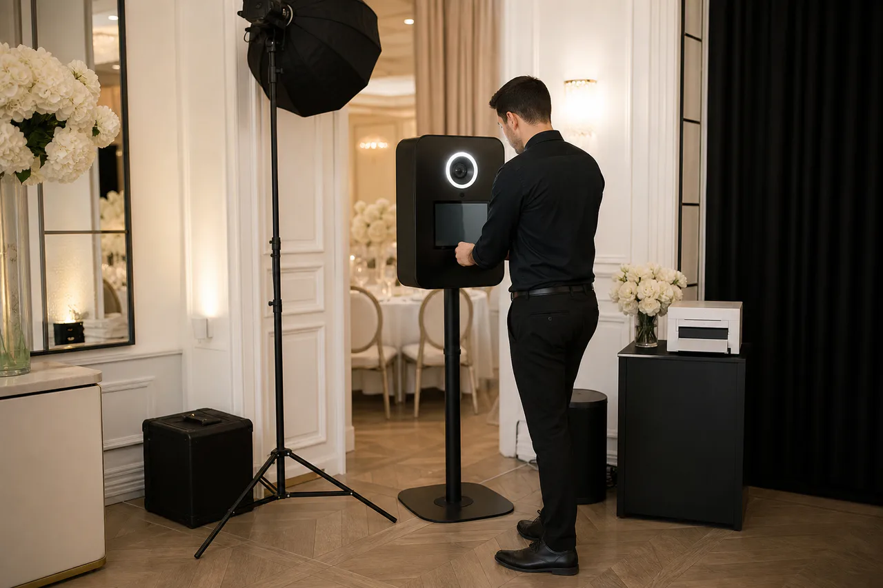 Formule complète MySelfieBooth installée sur mesure