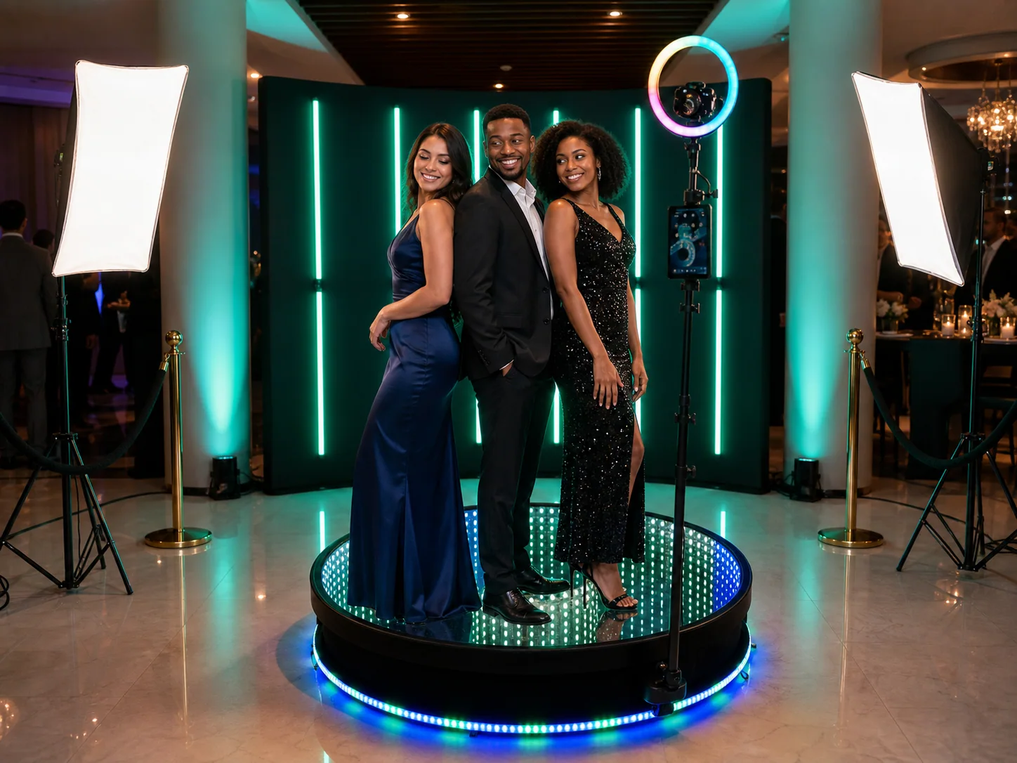 Activation photobooth personnalisée pour une entreprise
