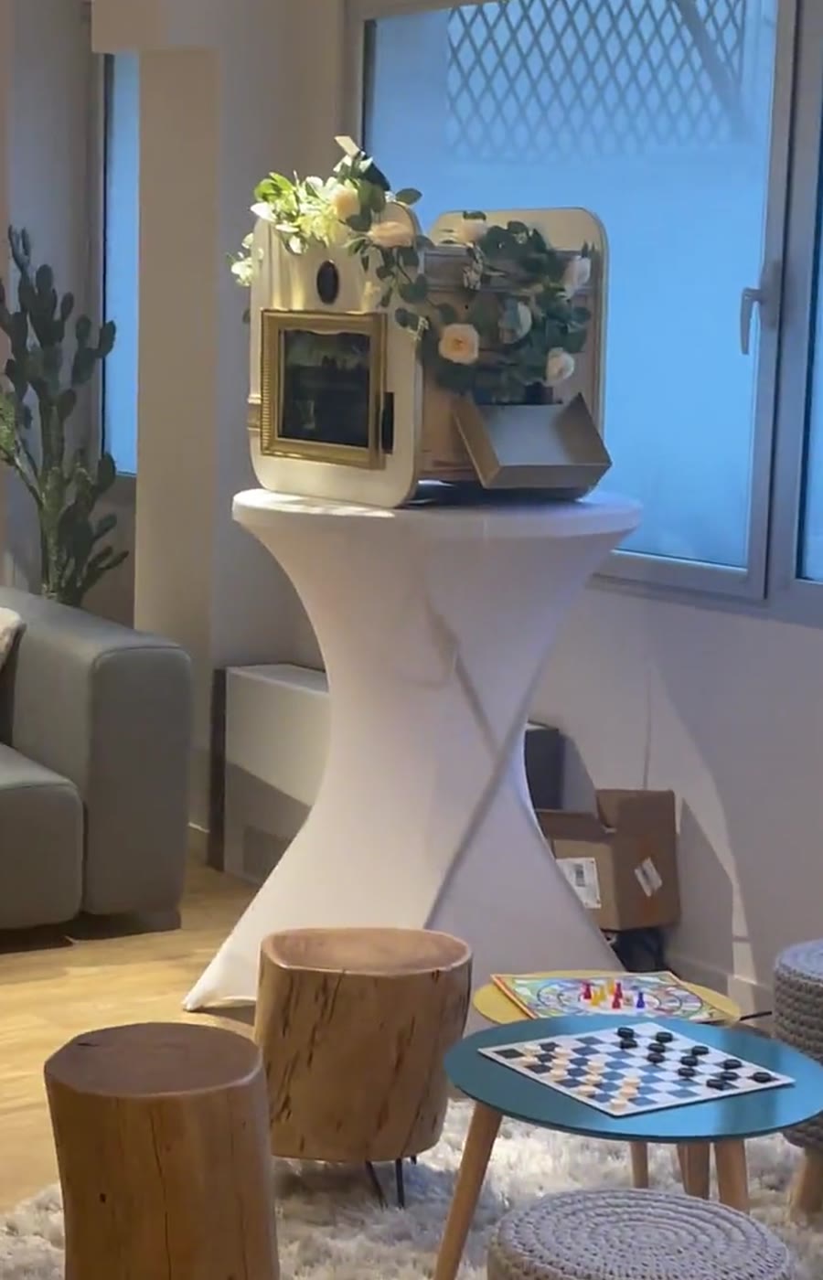 Photo extraite d’une prestation réelle MySelfieBooth : machines, invités et coulisses
