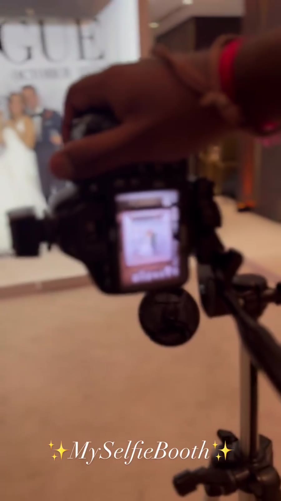 Photo extraite d’une prestation réelle MySelfieBooth : machines, invités et coulisses