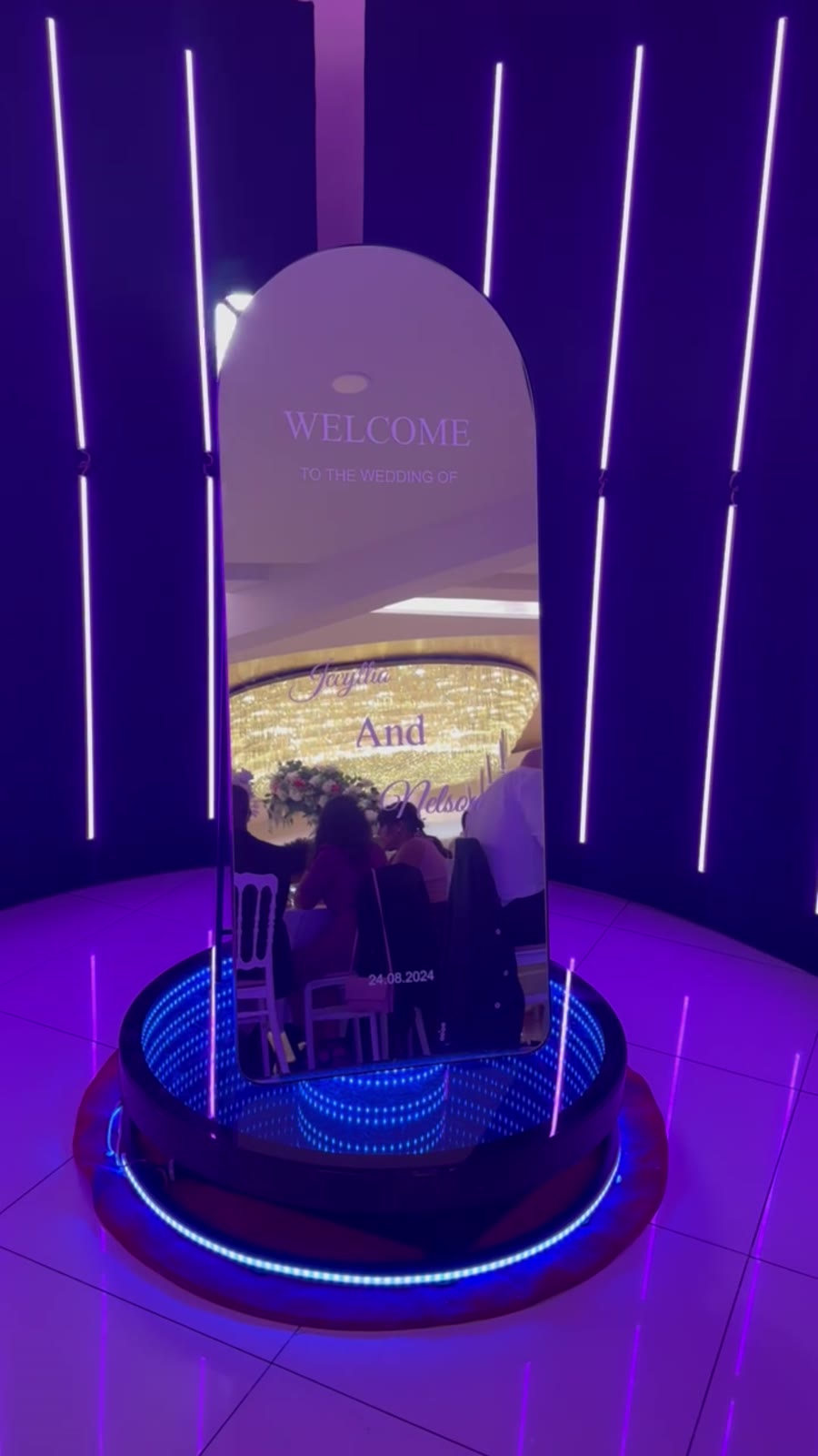 Photo extraite d’une prestation réelle MySelfieBooth : machines, invités et coulisses
