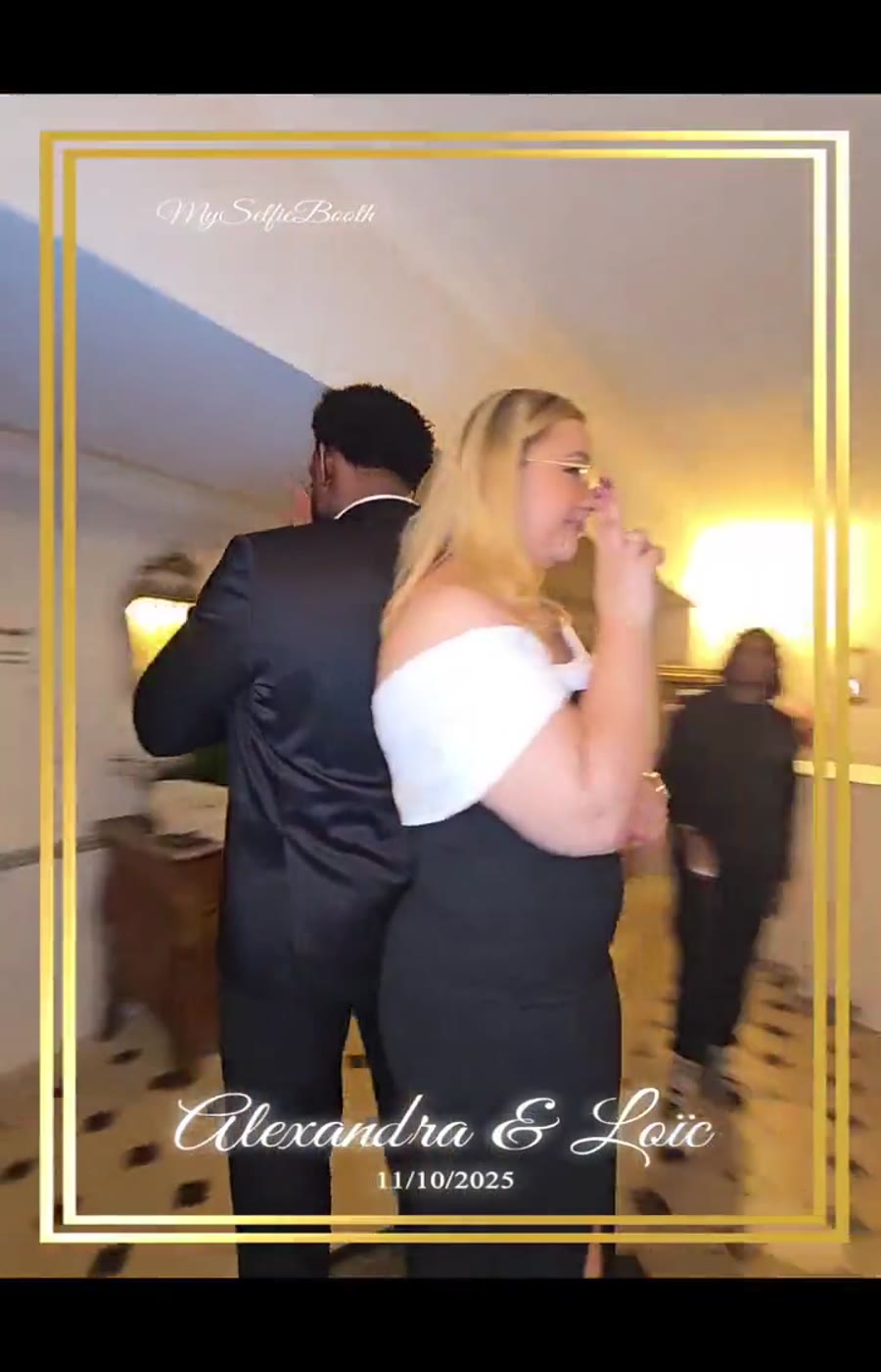 Photo extraite d’une prestation réelle MySelfieBooth : machines, invités et coulisses