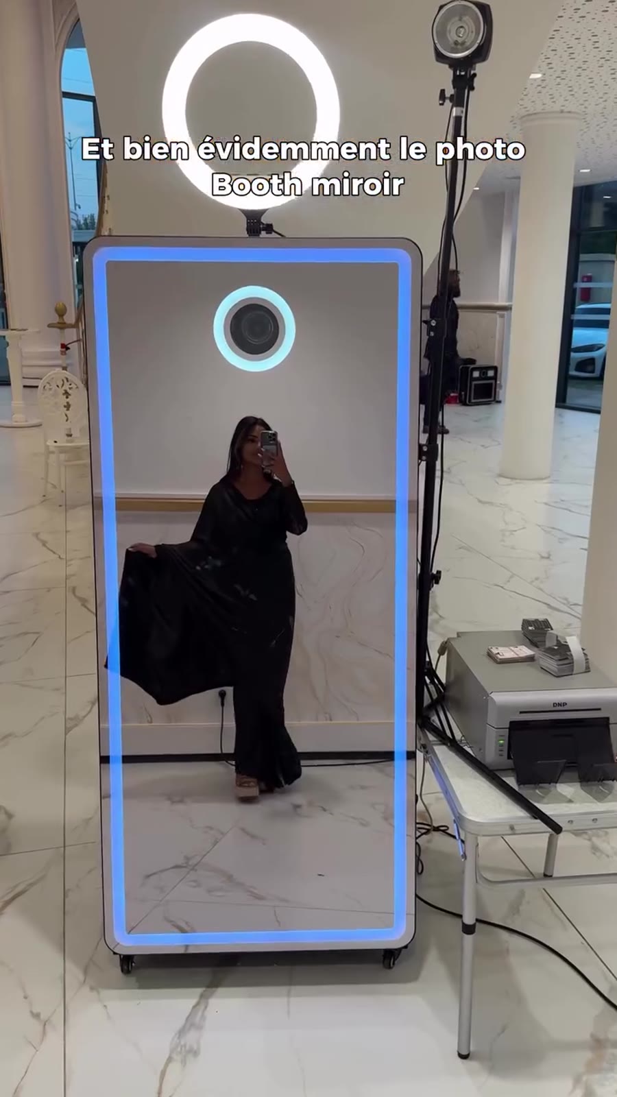 Photo extraite d’une prestation réelle MySelfieBooth : machines, invités et coulisses