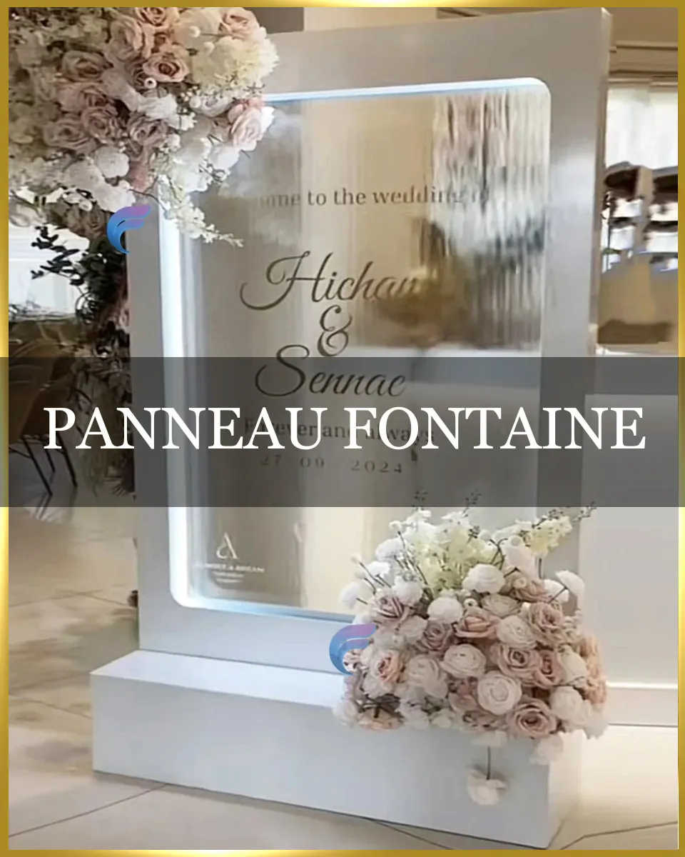 Panneau fontaine