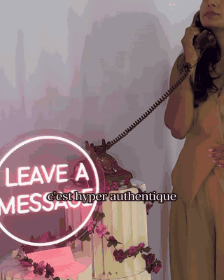 Un message dans le Phonebooth, prestation réelle MySelfieBooth
