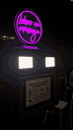 Le livre d'or vidéo en action, prestation réelle MySelfieBooth